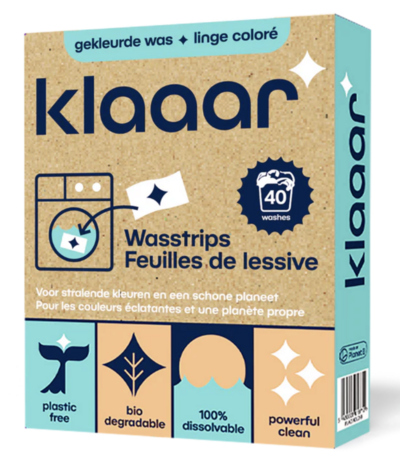 KLAAR wasstrips gekleurde was