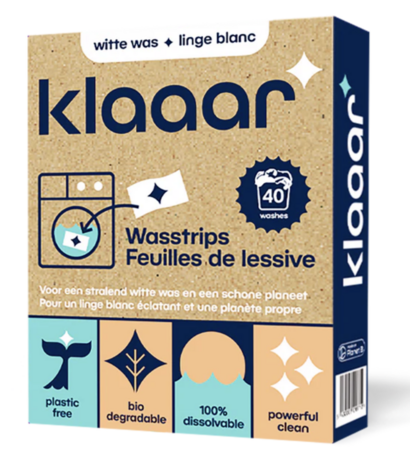 KLAAR wasstrips witte was