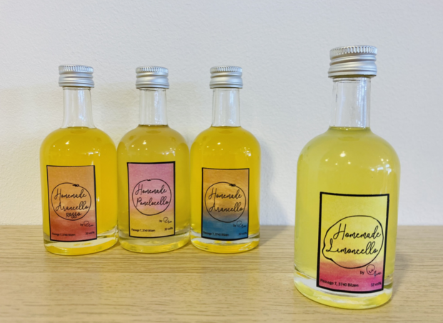 Homemade limoncello 50ml